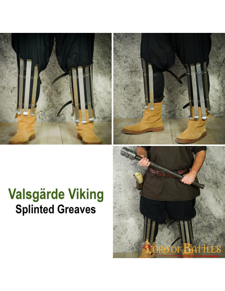 Valsgarde Viking Greaves, Mild Steel