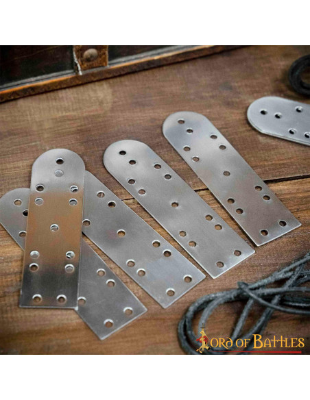 Pack 100 metallic pieces Lamellar armor