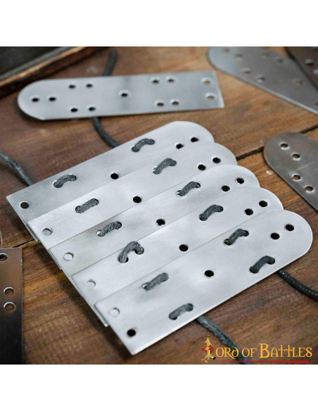 Pack 100 metallic pieces Lamellar armor