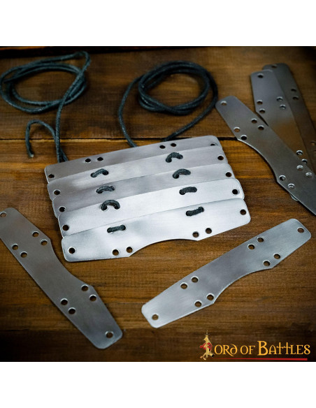 Pack 100 metallic pieces Byzantine armor Pack 100 metallic pieces Byzantine armor