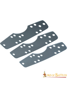 Pack 100 metallic pieces Byzantine armor, mild steel 2
