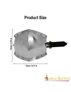 Medieval mild steel elbow guard, S. XIII-XIV 2