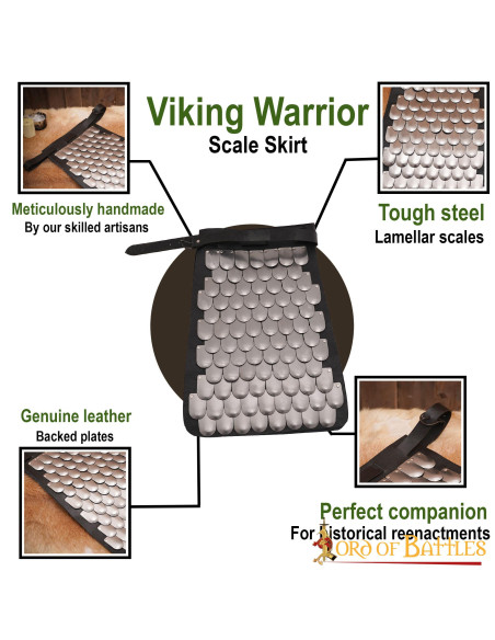 Viking Visby Scale Skirt, Mild Steel... Viking Visby Scale Skirt, Mild Steel...