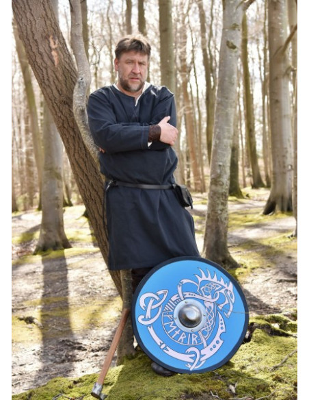 Hand painted Viking shield with...