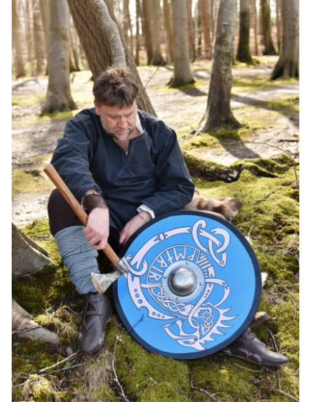 Hand painted Viking shield with...