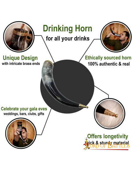 Authentic Viking Ox horn to drink...
