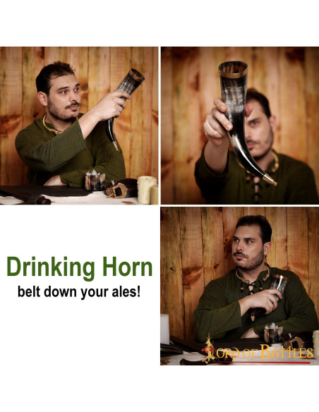 Authentic Viking Ox horn to drink...