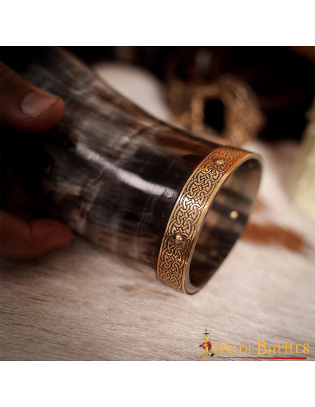 Authentic Viking Ox horn to drink...