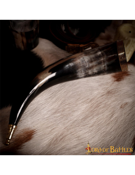 Authentic Viking Ox horn to drink...