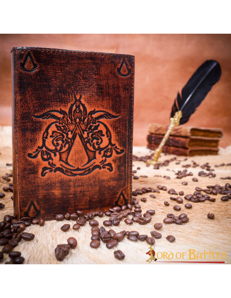 Assassin Creed Notes Journal in Leather