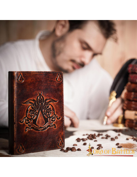 Assassin Creed Notes Journal in Leather