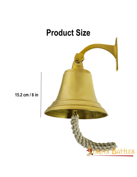 Medieval emergency bell made of solid...