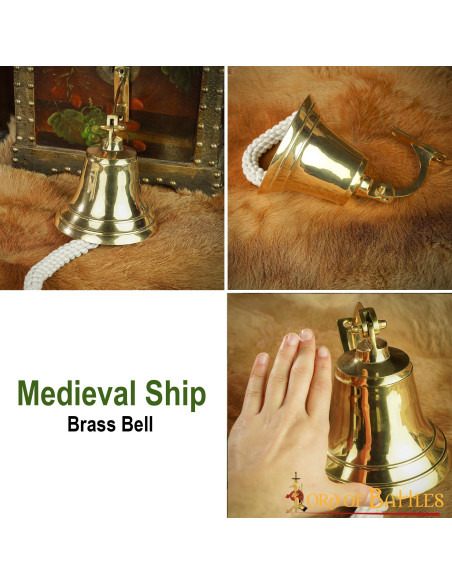 Medieval emergency bell made of solid...