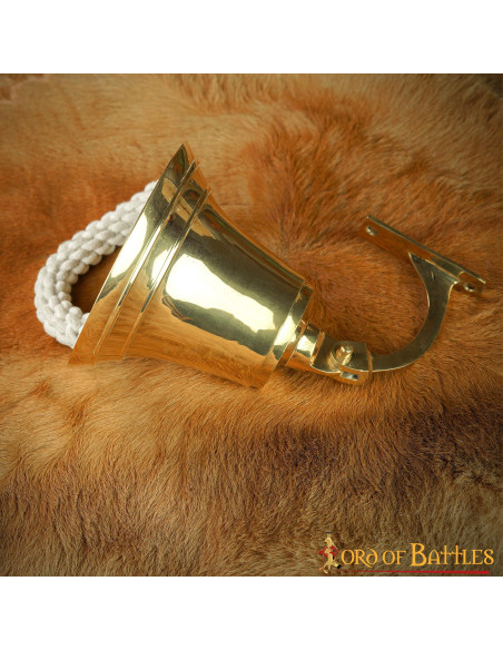 Medieval emergency bell made of solid...