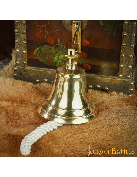 Medieval emergency bell made of solid...