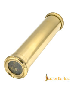 Medieval kaleidoscope in brass, handmade