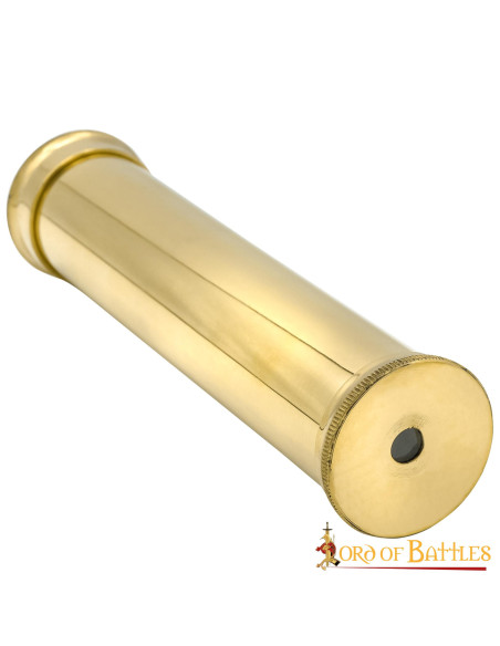 Medieval kaleidoscope in brass, handmade