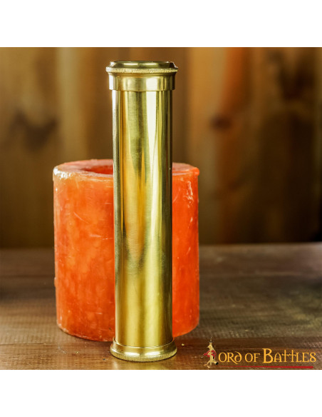 Medieval kaleidoscope in brass, handmade