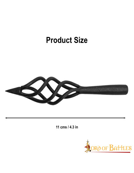 Functional medieval arrowhead, fire...