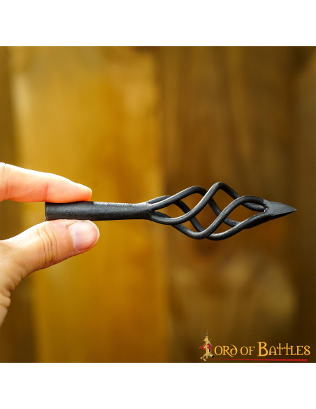 Functional medieval arrowhead, fire...