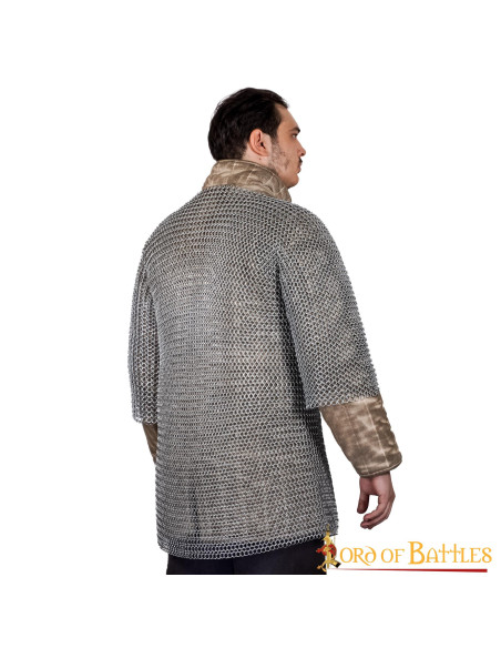 Haubergeon chain mail short sleeves...