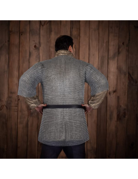 Haubergeon chain mail short sleeves...
