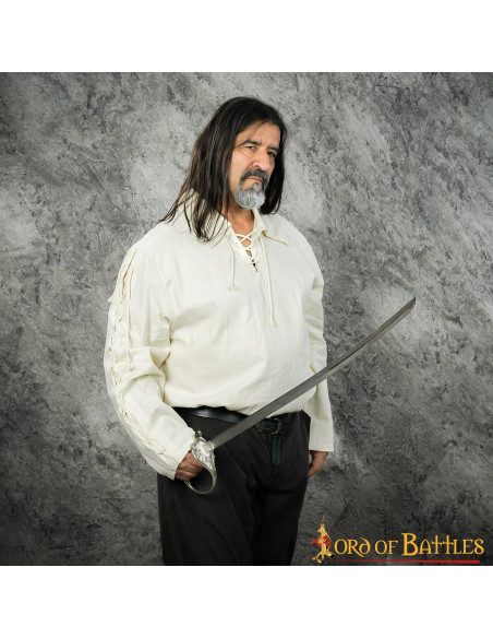 Medieval Thor Shirt for Men Cream