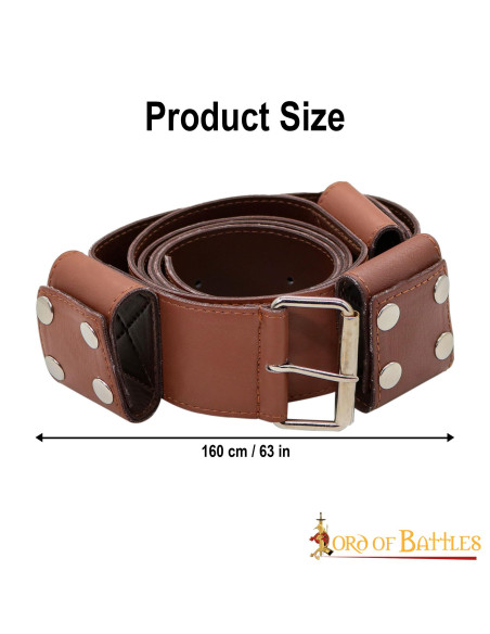 Handmade leather belt for LARP and...