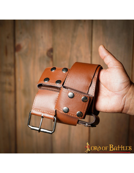 Handmade leather belt for LARP and...