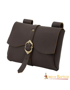 Medieval messenger bag, genuine leather