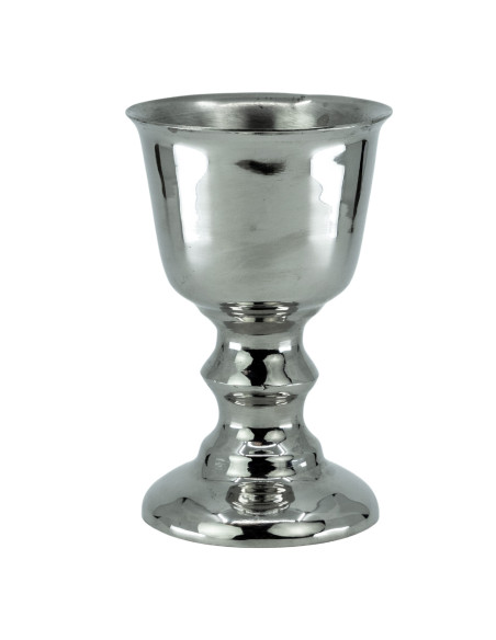 Silver medieval ceremonial chalice...
