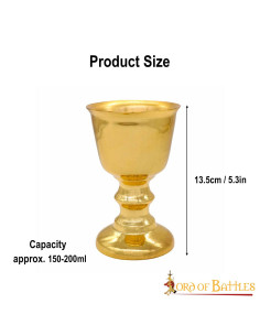 Silver medieval ceremonial chalice (150-200 ml.) 2