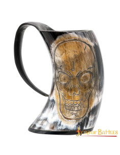 Viking beer mug with skull (600 ml.)