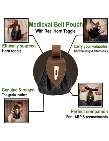 Leather belt bag The Adventurer Leather belt bag The Adventurer