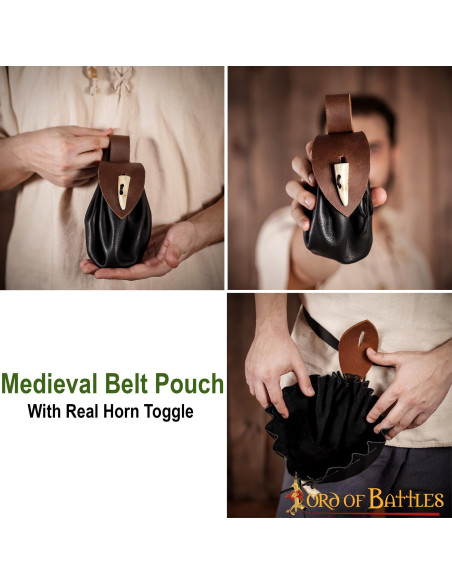 Leather belt bag The Adventurer Leather belt bag The Adventurer