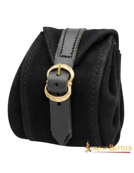 Medieval handmade leather purse Medieval handmade leather purse