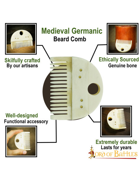 Medieval beard comb