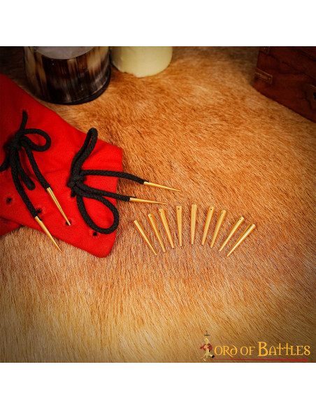 Set of 10 medieval brass...