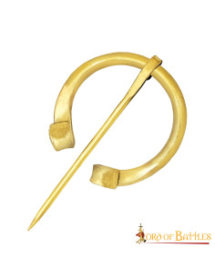 Medieval brass fibula