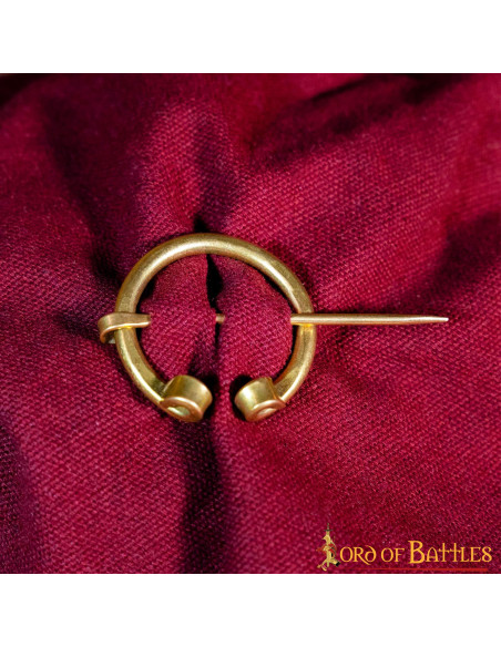 Medieval brass fibula