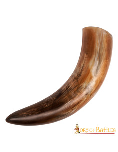 Medieval drinking horn with natural finish 2