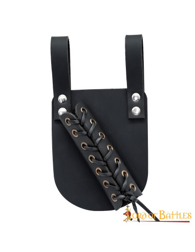 Leather baldric for dagger or sword, left hand