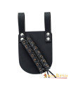 Leather baldric for dagger or sword, left hand