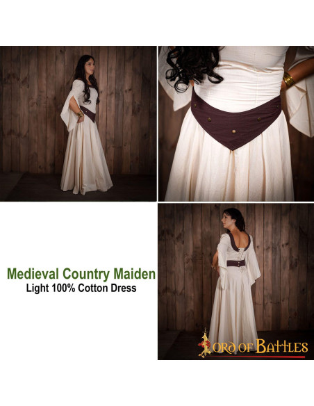 Medieval dress country maiden