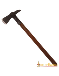 Pirate boarding ax with carbon steel head
