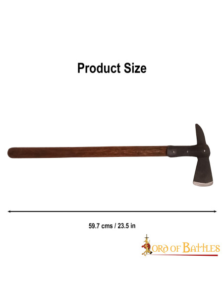 Pirate boarding ax with carbon steel...