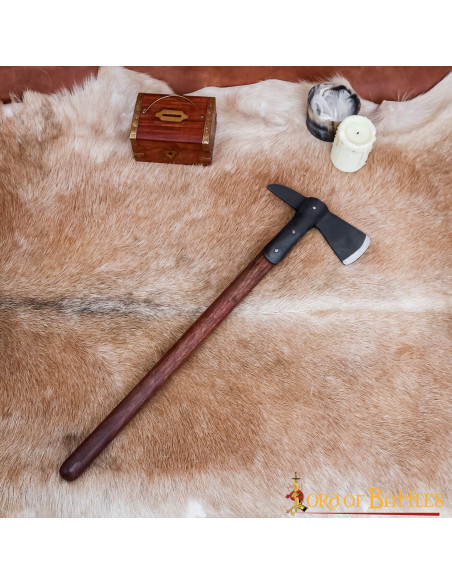 Pirate boarding ax with carbon steel...