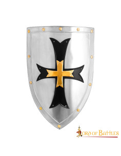 Shield Knights of the Crusades in steel