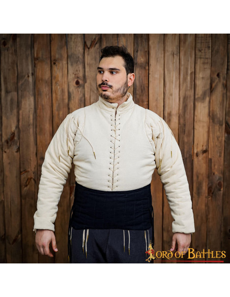 Wide padded belt to build Lendenier,...