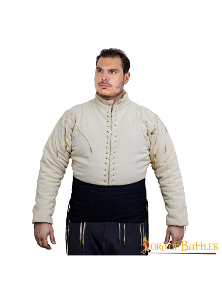 Wide padded belt to build Lendenier,...